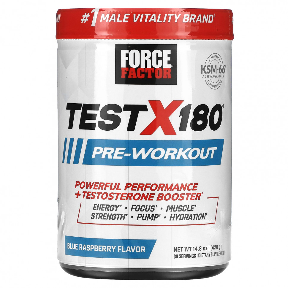 ������ ������ Force Factor, TestX180, ����� �����������, ������� ������, 420 � (14,8 �����)  IHerb (������) ����