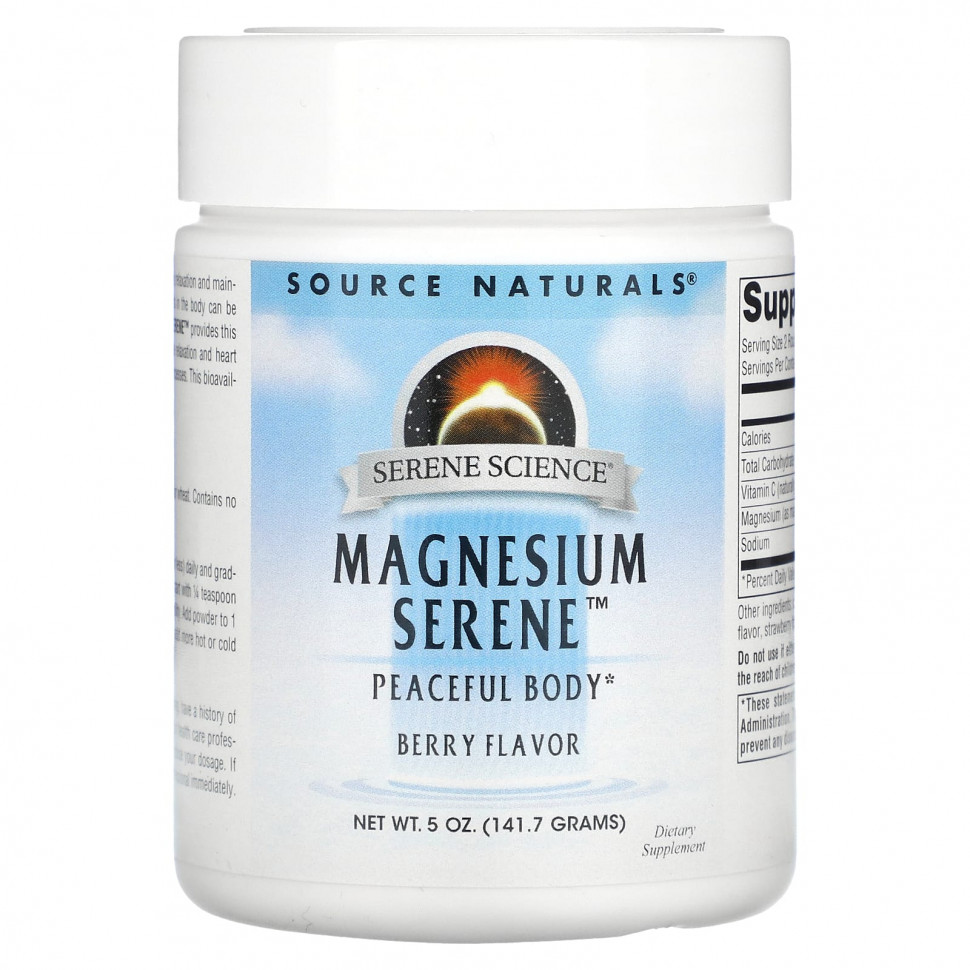 ������ ������ Source Naturals, Magnesium Serene, ���� ����, 141,7 �  IHerb (������) ����