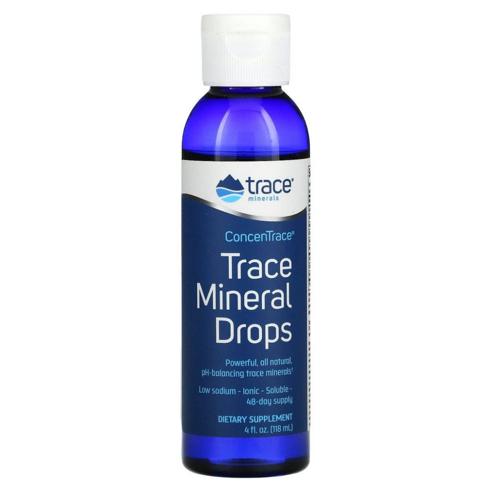 ������ ������ Trace Minerals �, ConcenTrace, ����� � ���������������, 118 ��  IHerb (������) ����
