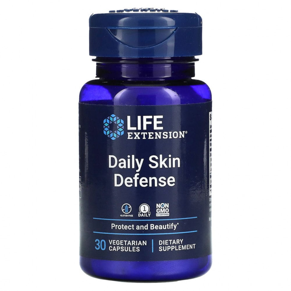 ������ ������ Life Extension, Daily Skin Defense, 30 �������������� ������  IHerb (������) ����