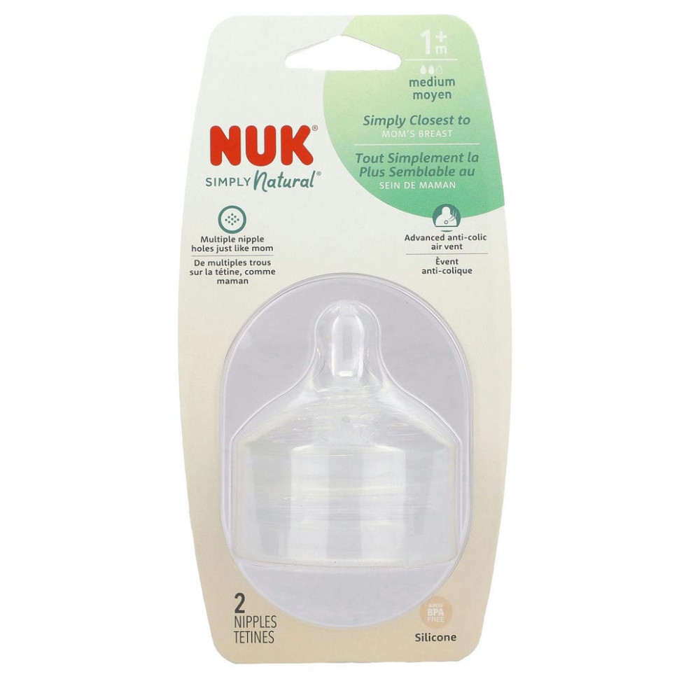  NUK, Simply Natural, ,  1 ,    , 2     -     , -, 