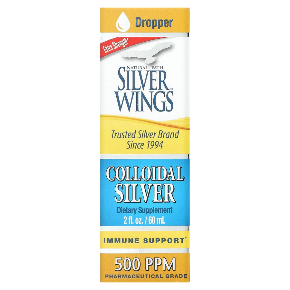 ������ ������ Natural Path Silver Wings, ���������� �������, 500 �/���, 60 �� (2 ������ �����)  IHerb (������) ����