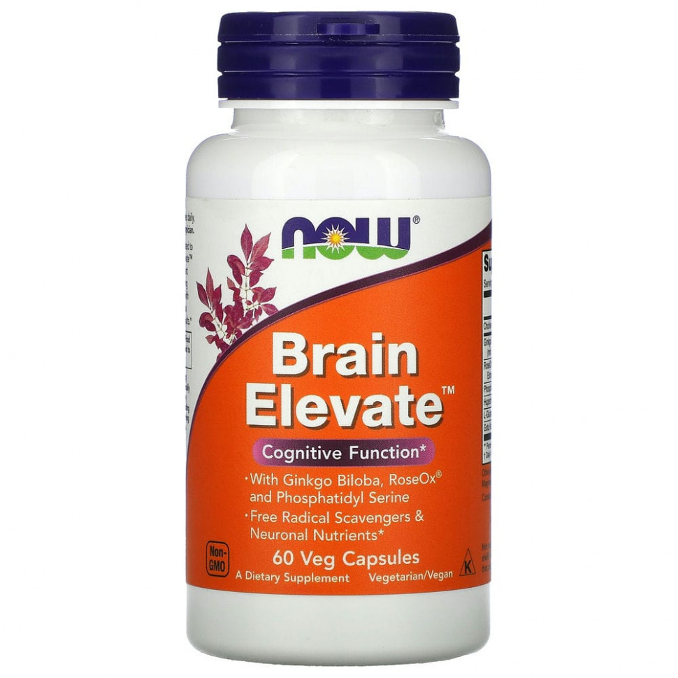  NOW Foods, Brain Elevate, 60      -     , -, 