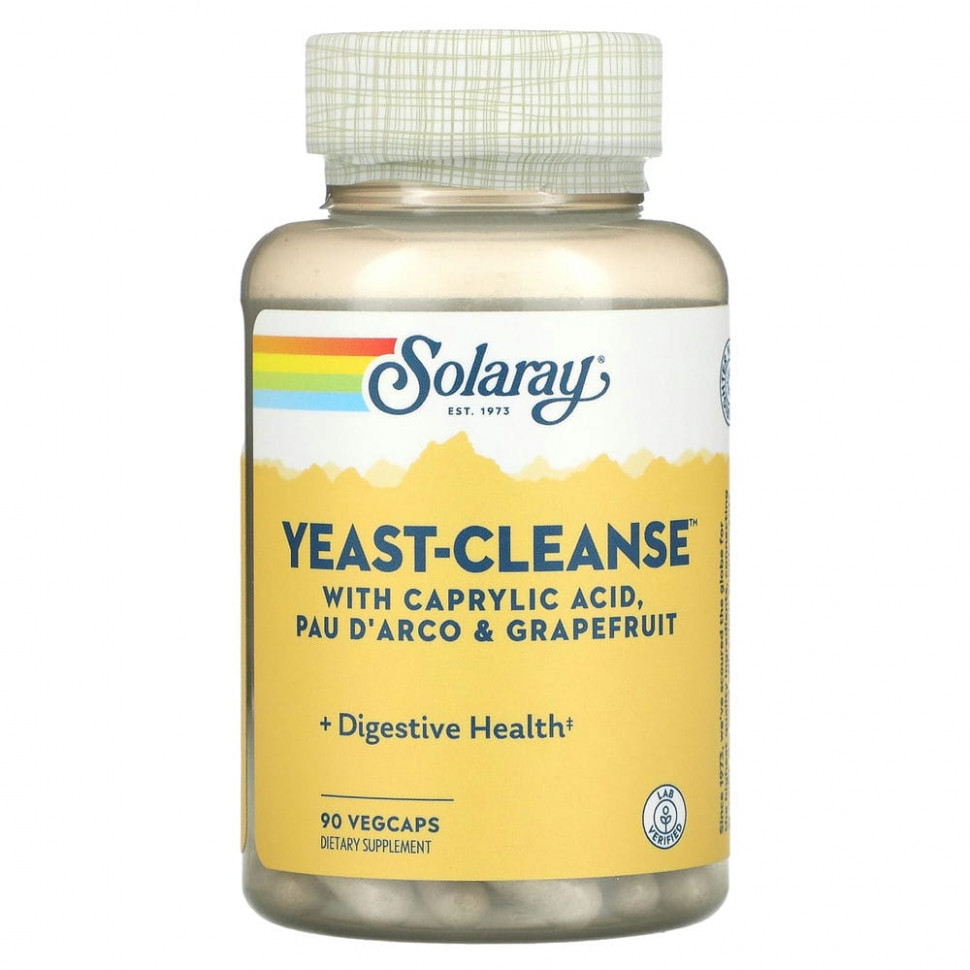  Solaray, Yeast-Cleanse, 90      -     , -, 