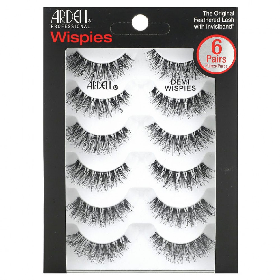  Ardell, Wispies, Demi Wispies, 6     -     , -, 