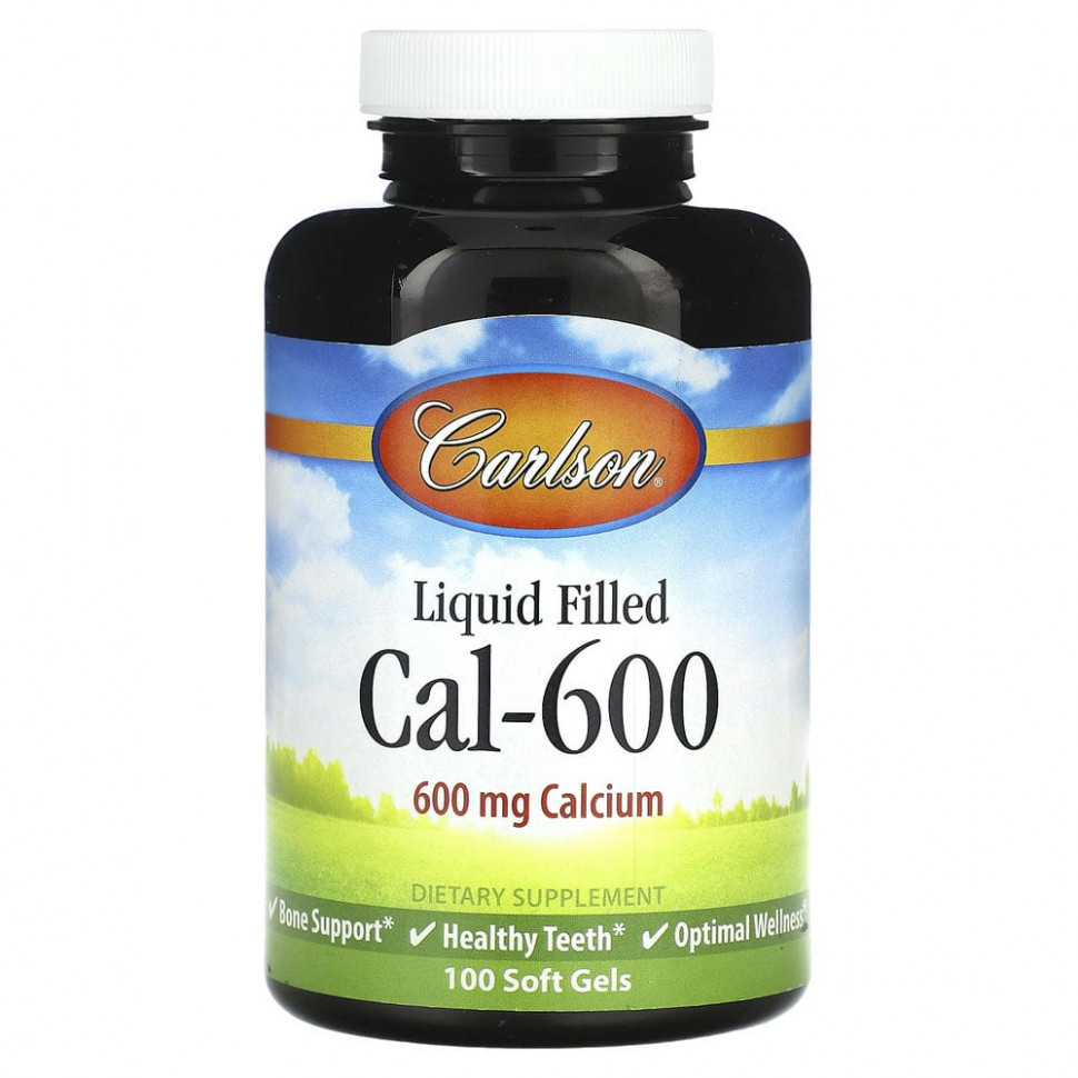 ������ ������ Carlson, Cal-600 � ���������, 600 ��, 100 ������ ��������  IHerb (������) ����