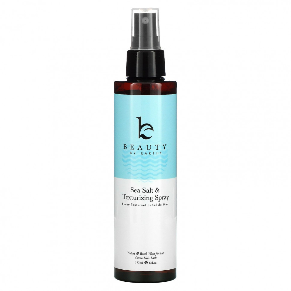 ������ ������ Beauty By Earth, Sea Salt & Texturizing Spray, 6 fl oz (177 ml)  IHerb (������) ����