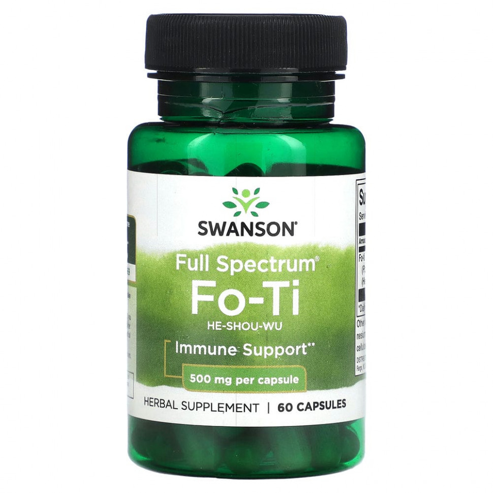 ������ ������ Swanson, Fo-Ti, 500 ��, 60 ������  IHerb (������) ����