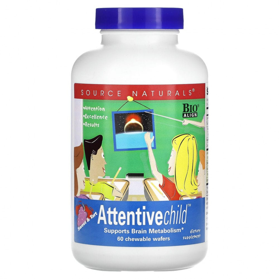  Source Naturals, Attentive Child,  , 60      -     , -, 