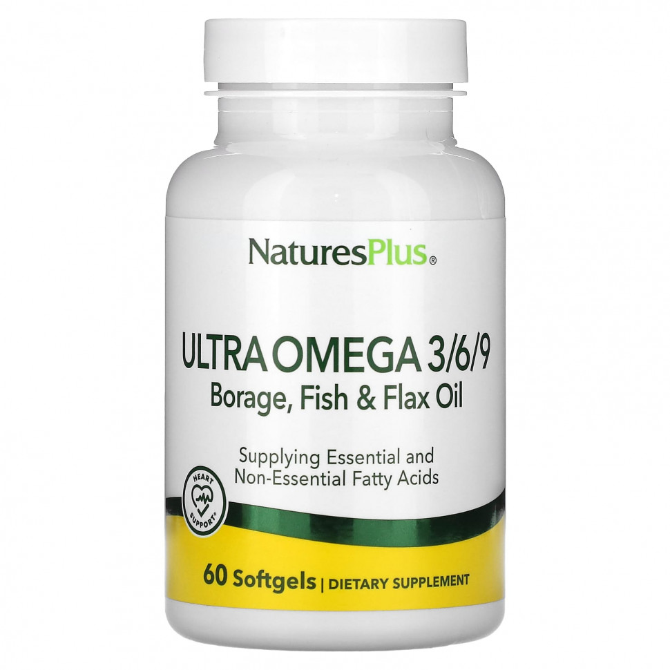  NaturesPlus, Ultra Omega 3/6/9,  ,    , 60      -     , -, 