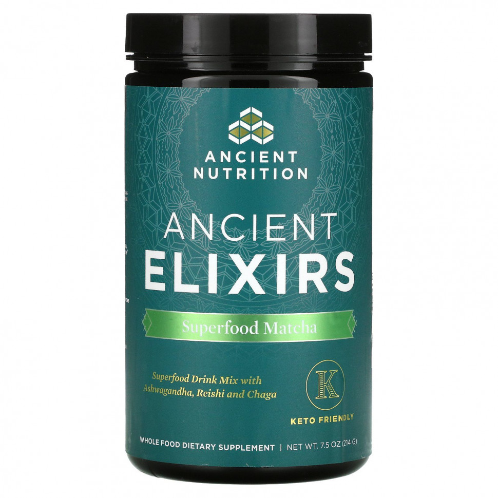 ������ ������ Dr. Axe / Ancient Nutrition, Ancient Elixirs, ����� �� ����������, 214 � (7,5 �����)  IHerb (������) ����