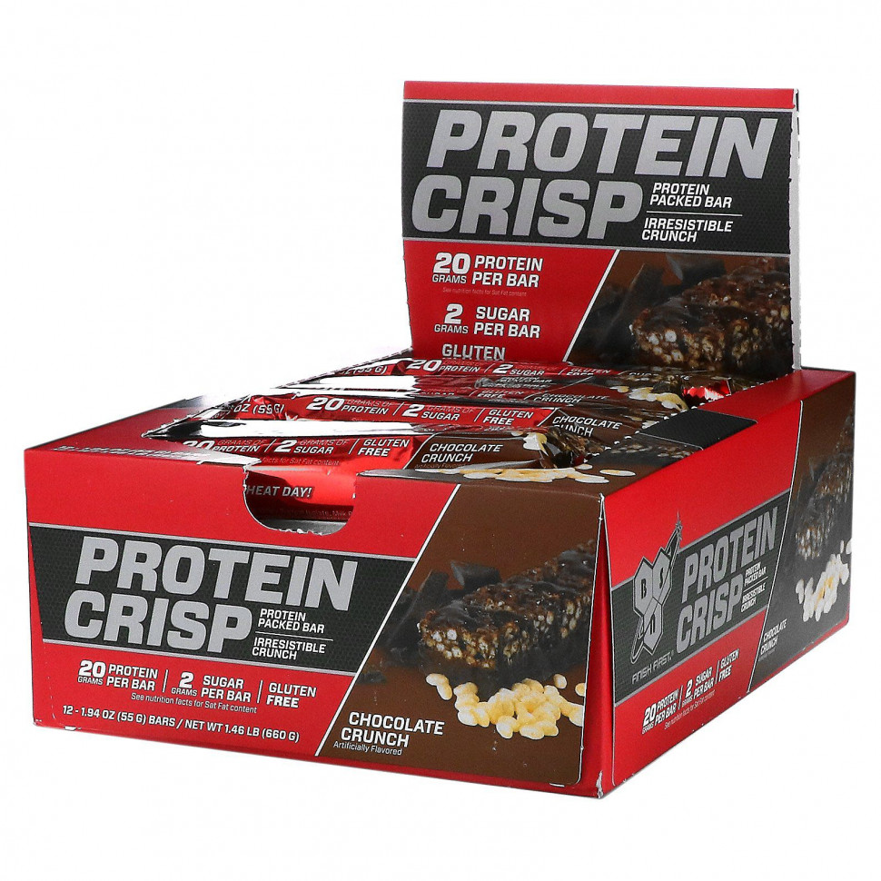 ������ ������ BSN, Protein Crisp, ����� � ���������, 12 ����������, 57 � (2,01 �����) ������  IHerb (������) ����