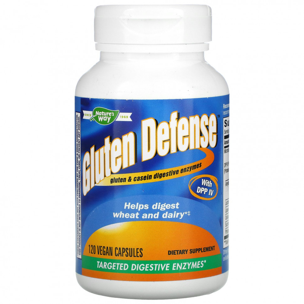  Nature's Way, Gluten Defense  DPP IV, 120      -     , -, 