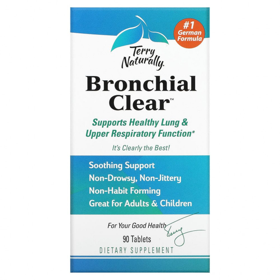 ������ ������ Terry Naturally, Bronchial Clear, 90 ��������  IHerb (������) ����