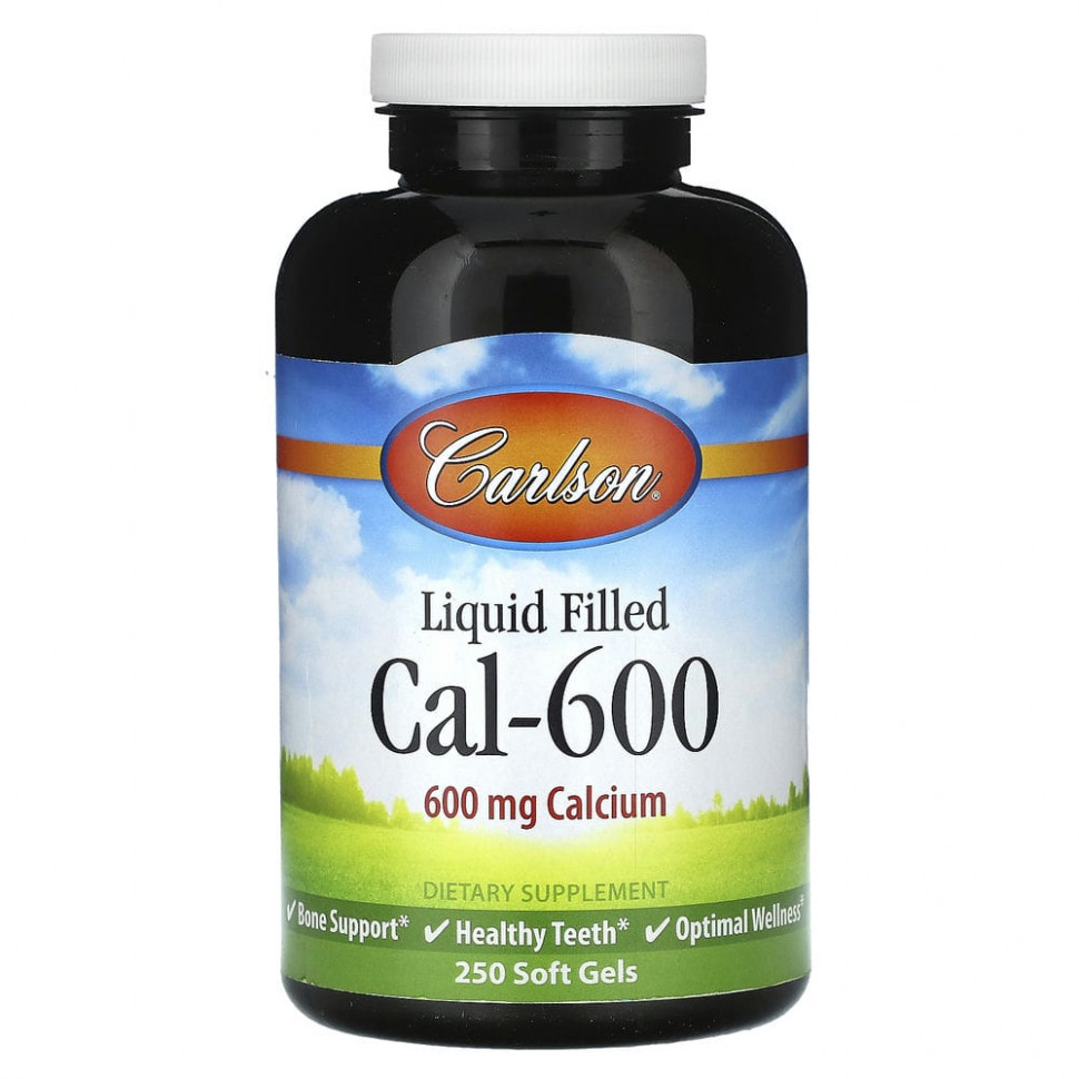 ������ ������ Carlson, Cal-600 � ���������, 600 ��, 250 ������ ��������  IHerb (������) ����