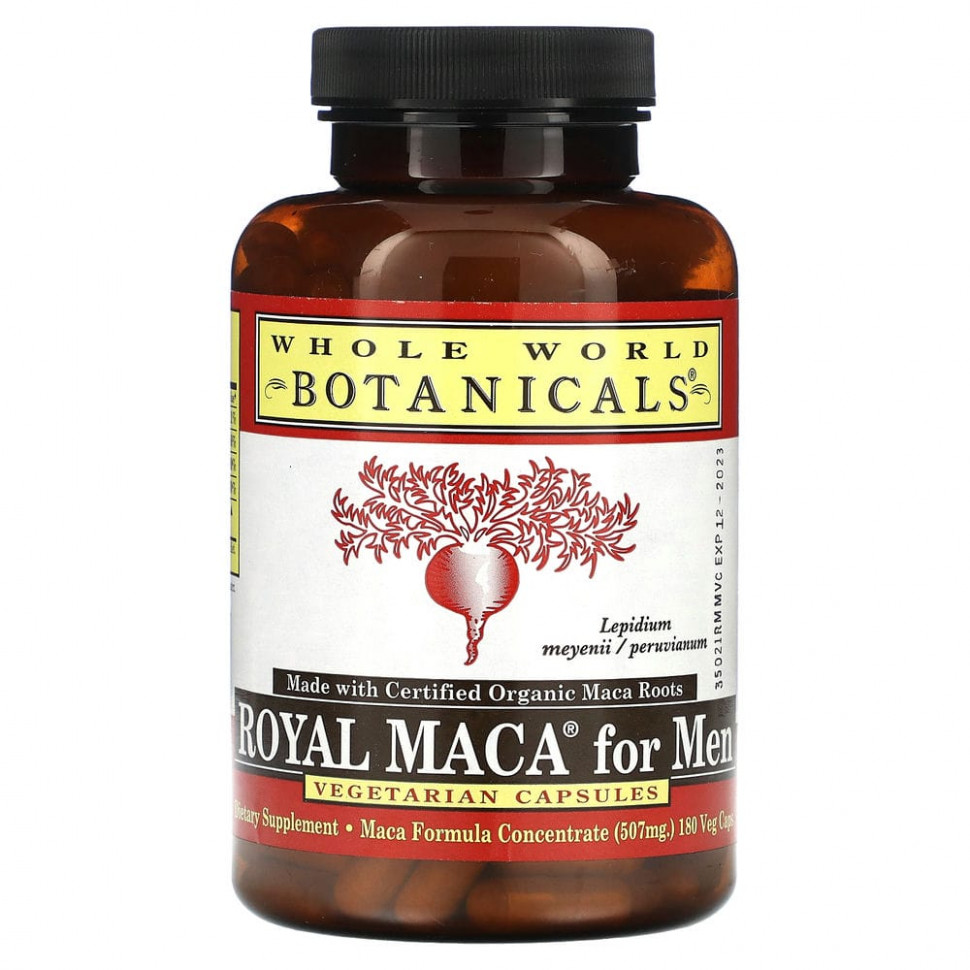 ������ ������ Whole World Botanicals, Royal Maca for Men, 500 mg, 180 Gelatinized Veggie Caps  IHerb (������) ����