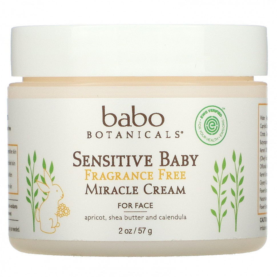 ������ ������ Babo Botanicals, ���� ��� ���� Sensitive Baby Miracle, ��� �������, 57 � (2 �����)  IHerb (������) ����