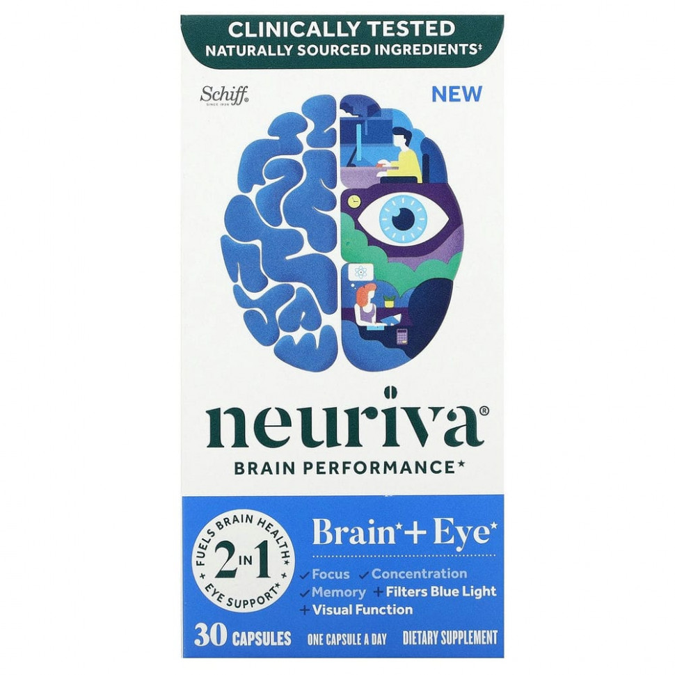  Schiff, Neuriva Brain Performance, 30     -     , -, 