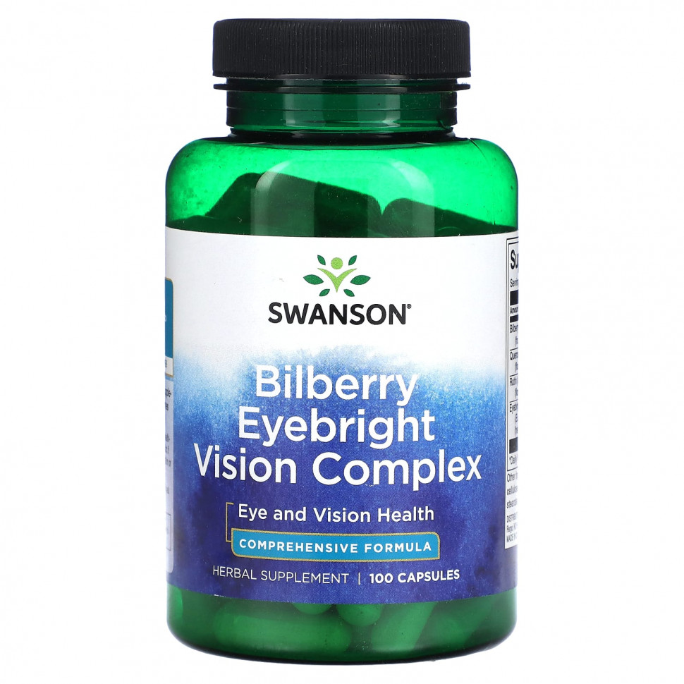  Swanson, Bilberry Eyebright Vision Complex, 100     -     , -, 