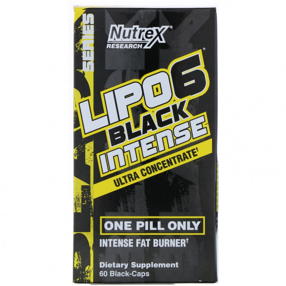  Nutrex Research, LIPO-6 Black Intense, , 60      -     , -, 