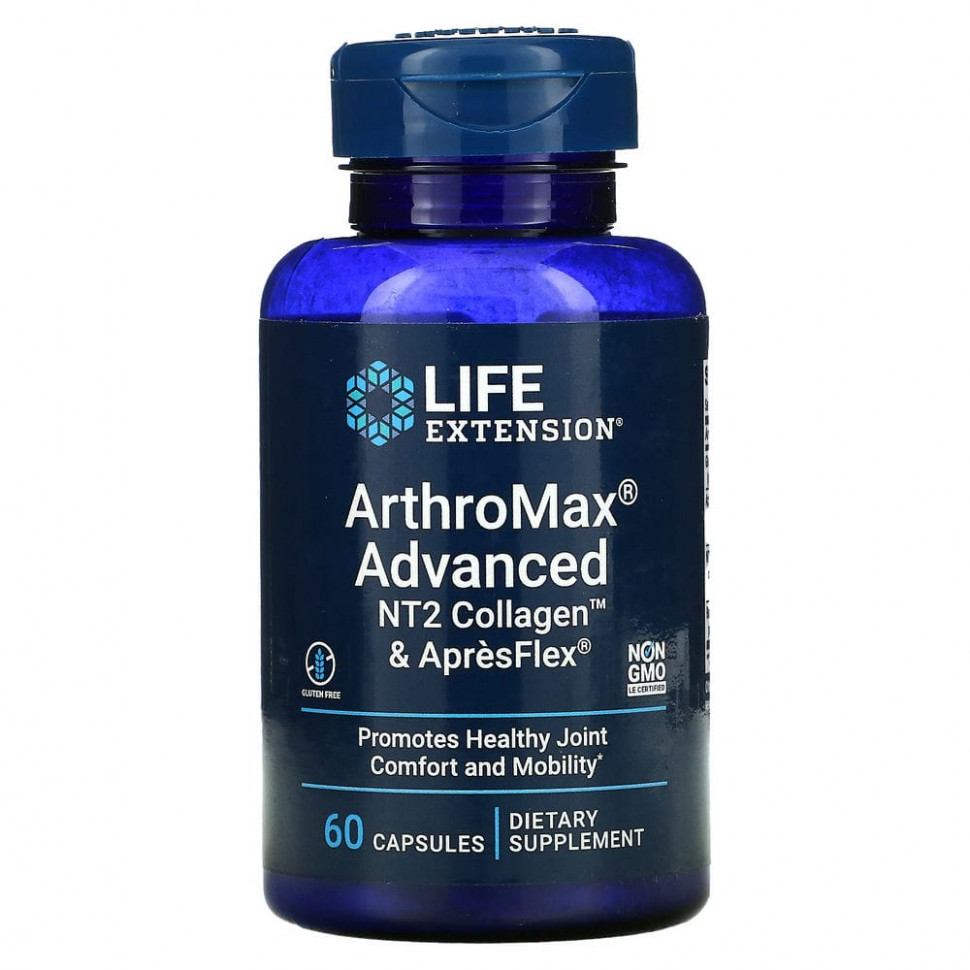 ������ ������ Life Extension, ArthroMax Advanced, ������������������� ������, NT2 Collagen � ApresFlex, 60 ������  IHerb (������) ����