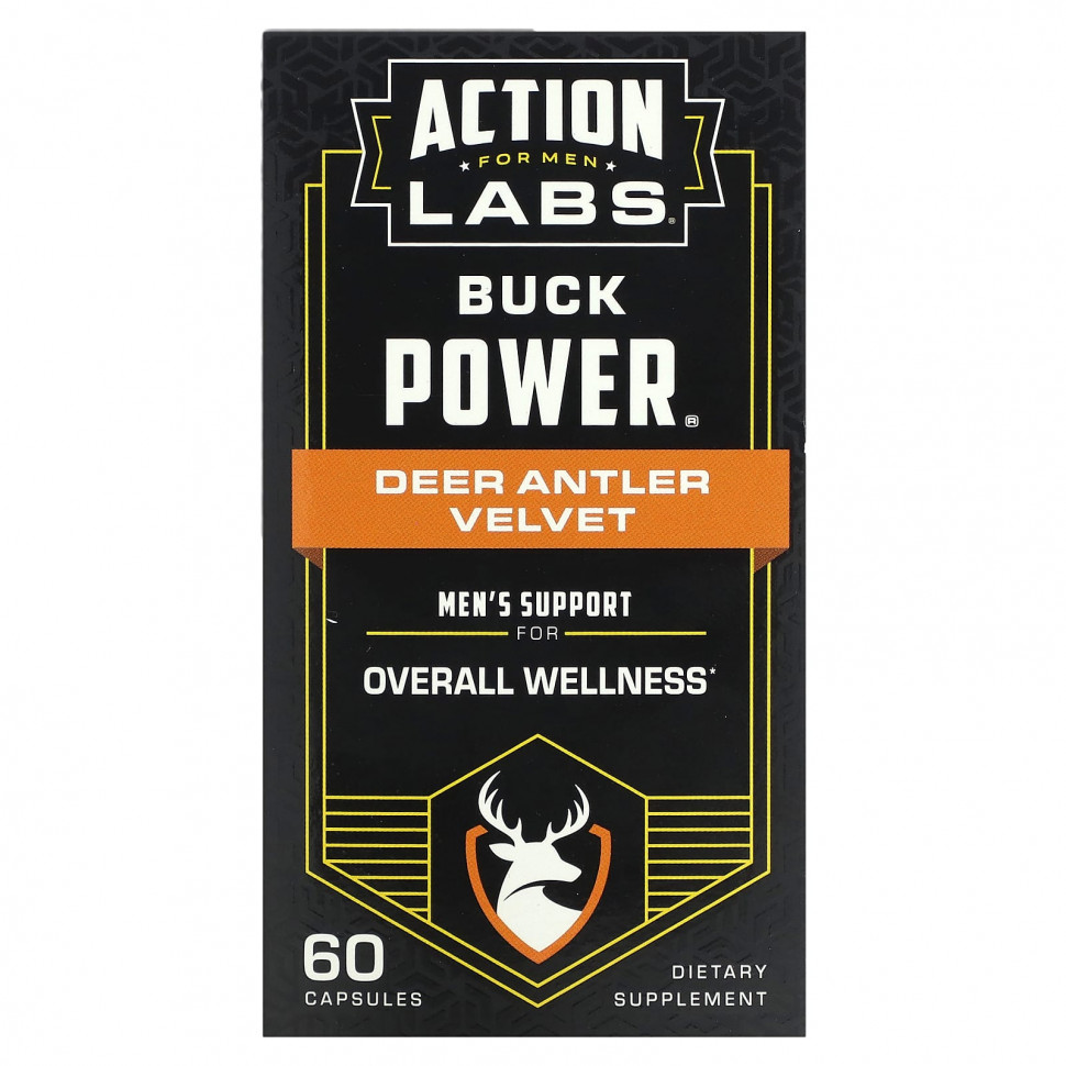 ������ ������ Action Labs, ��� ������, Buck Power, ������ �� ������� �����, 60 ������  IHerb (������) ����