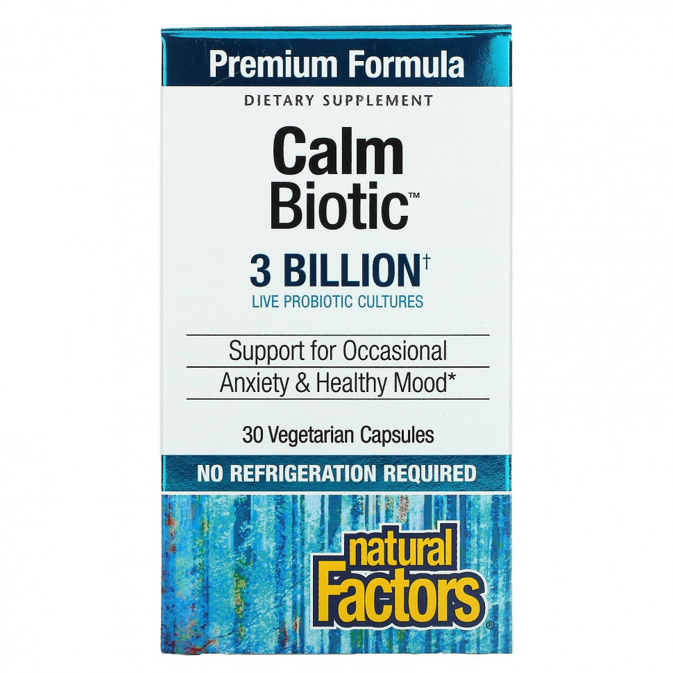  Natural Factors, Calm Biotic, 3 , 30      -     , -, 