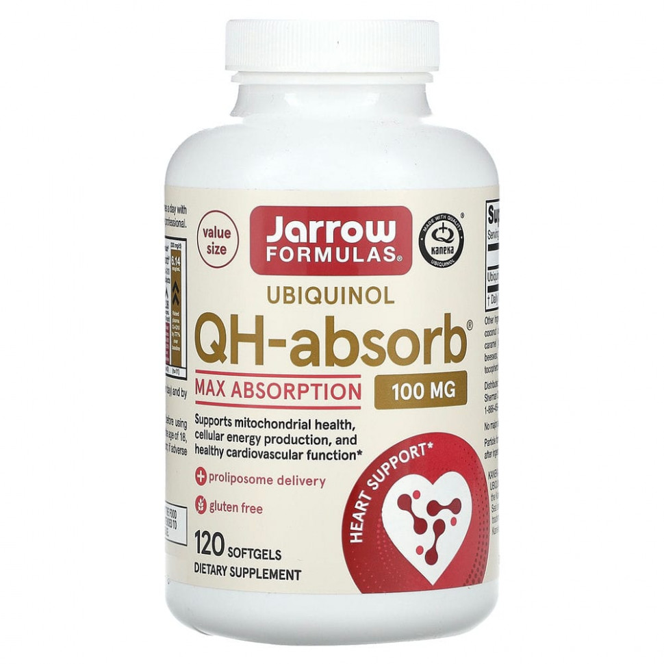  Jarrow Formulas,  QH-Absorb, 100 , 120       -     , -, 