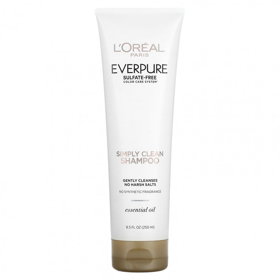 ������ ������ L'Or?al, EverPure, Simply Clean Shampoo, ������� �����, 250 �� (8,5 ����. �����)  IHerb (������) ����