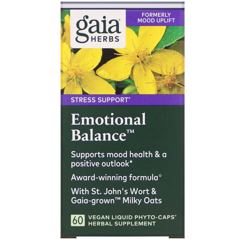 ������ ������ Gaia Herbs, Emotional Balance, 60 ��������� ������ Phyto-Cap  IHerb (������) ����