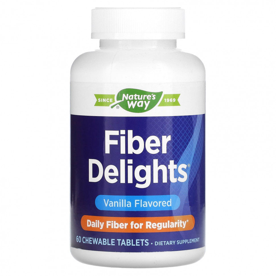 ������ ������ Nature's Way, Fiber Delights, ������, 60 ����������� ��������  IHerb (������) ����