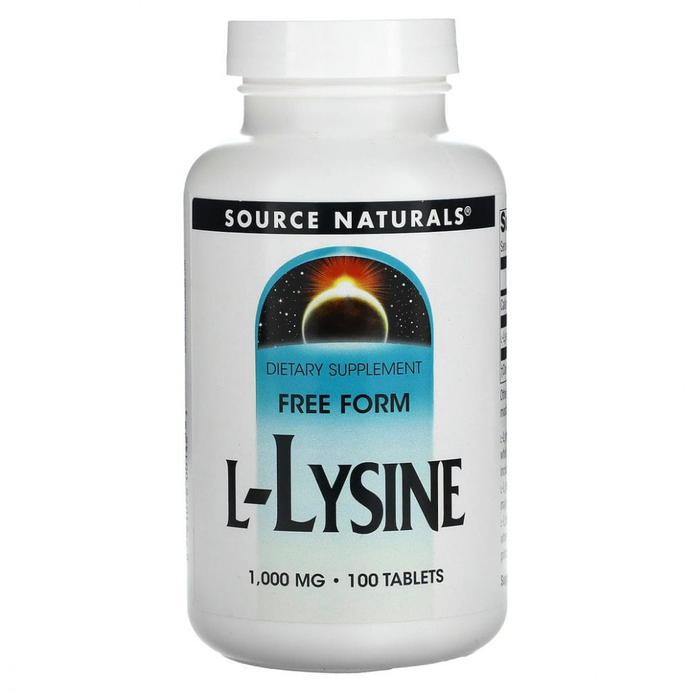  Source Naturals, L-, 1000 , 100     -     , -, 