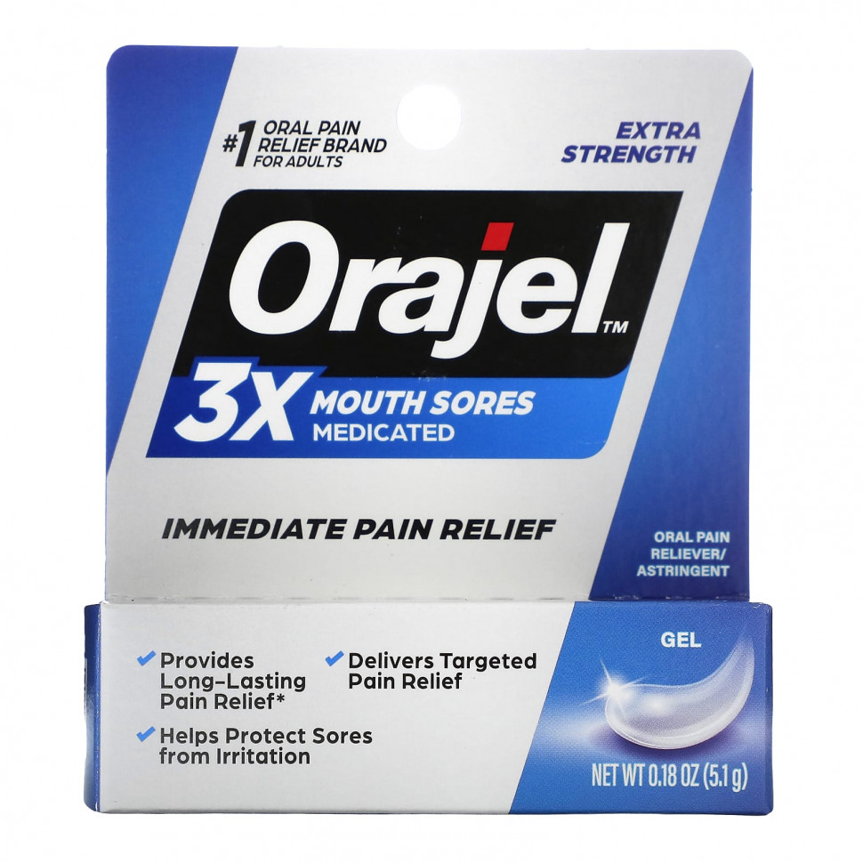   Orajel, 3X      ,  , 5,1  (0,18 )  IHerb () 