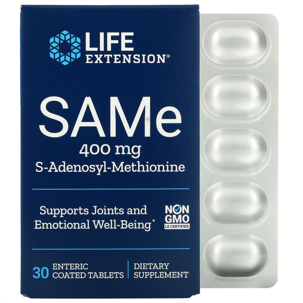  Life Extension, SAMe, S-, 400 , 30 ,       -     , -, 