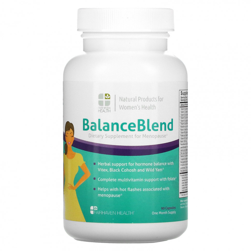  Fairhaven Health, Balance Blend For Menopause, 90     -     , -, 