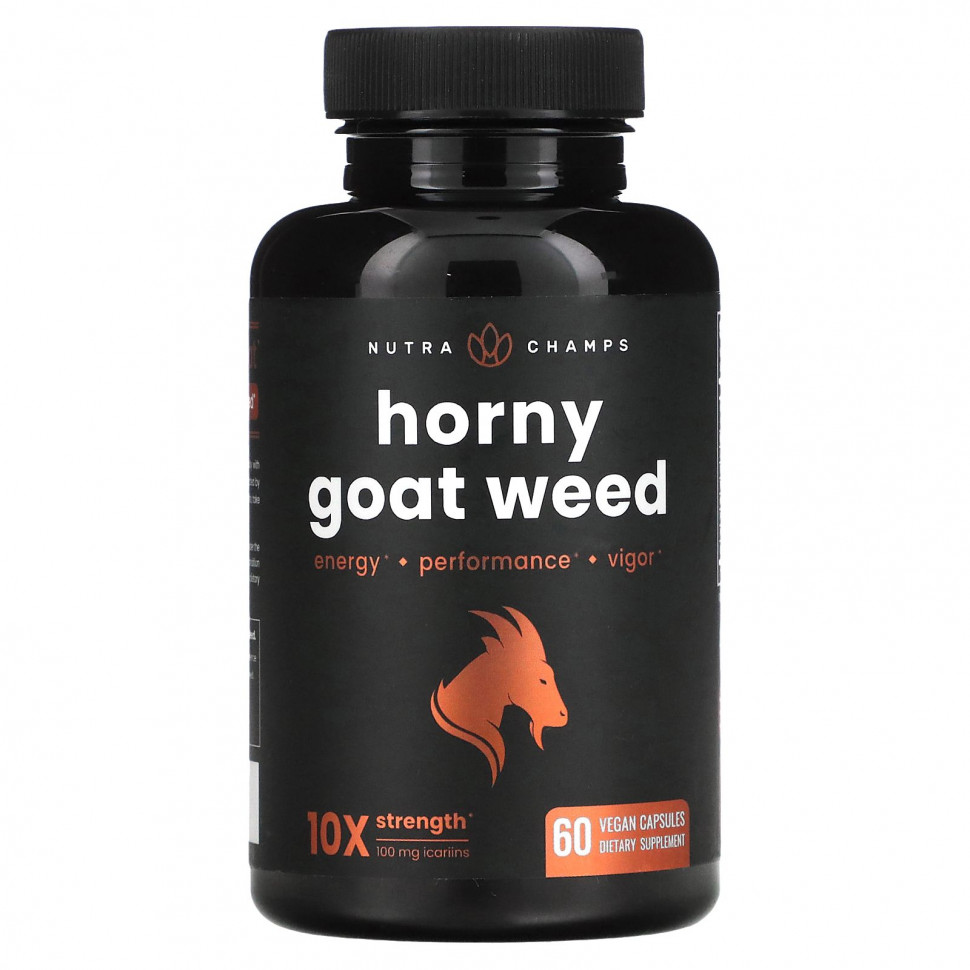  NutraChamps, Horny Goat Weed, 60      -     , -, 