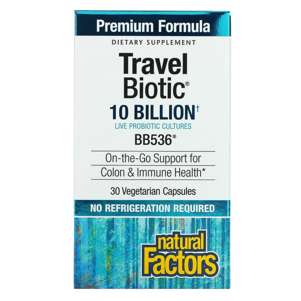  Natural Factors, Travel Biotic, BB536, 10 , 30      -     , -, 