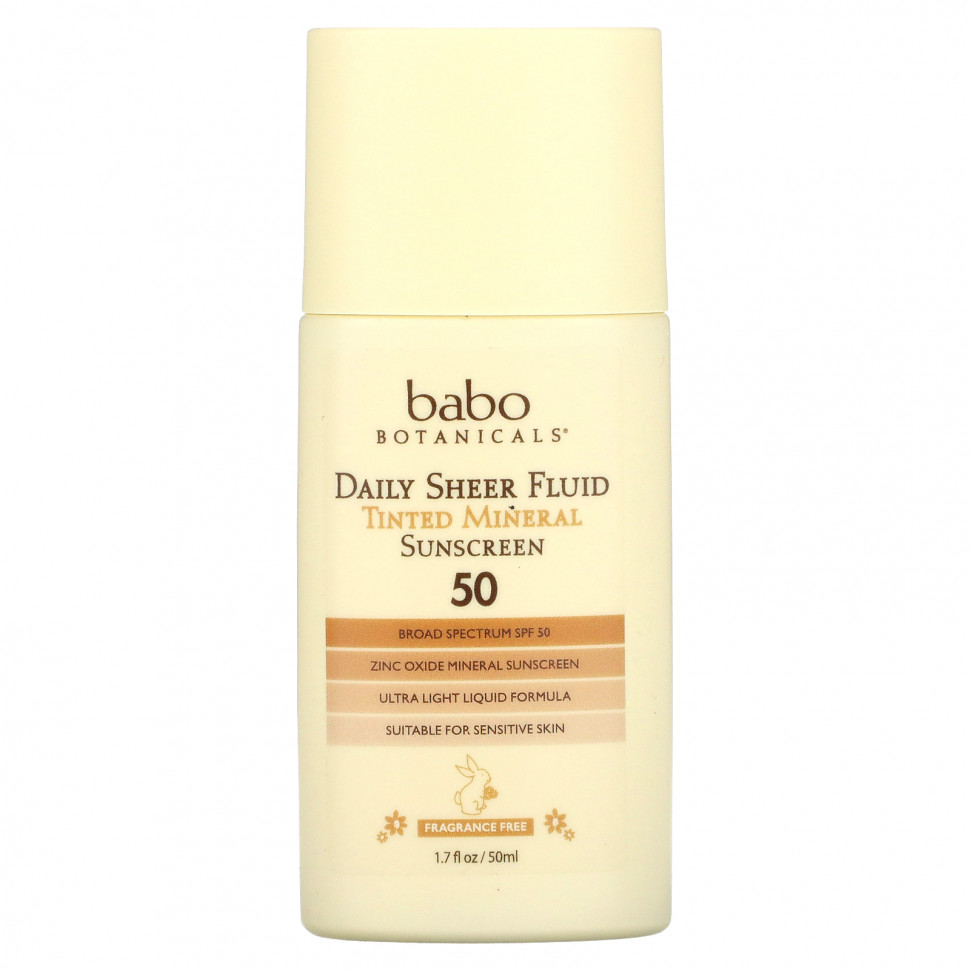  Babo Botanicals, Daily Sheer, ,      50,  , 50  (1,7 . )    -     , -, 