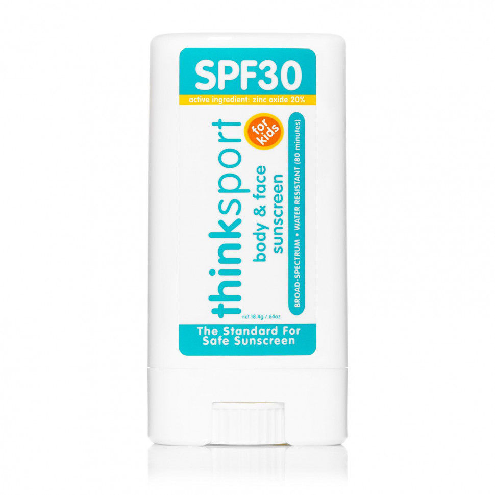 ������ ������ Think, Thinksport, ������� �������������� �������� ��� ���� � ����, � �����, SPF 30, 18,4 � (0,64 �����)  IHerb (������) ����