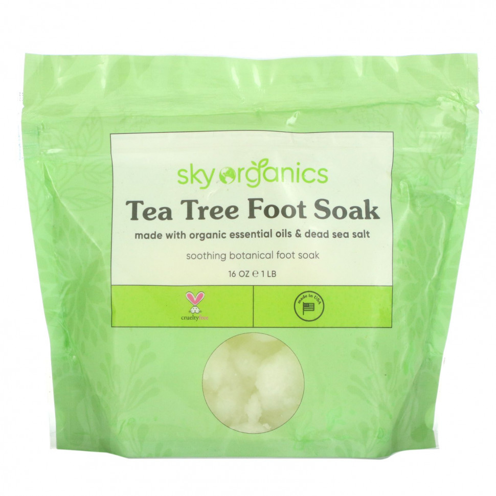 ������ ������ Sky Organics, Tea Tree Foot Soak, �������� ��� ���, 1 ���� (16 �����)  IHerb (������) ����