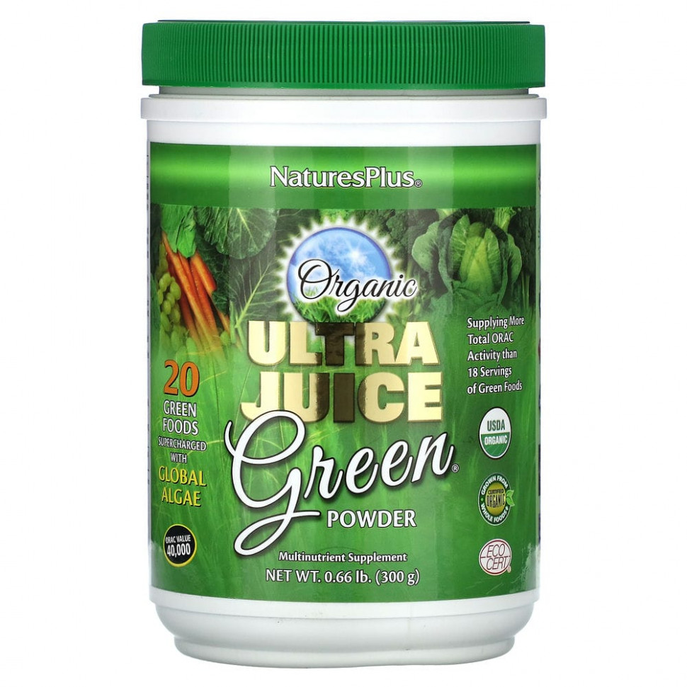  NaturesPlus,    Ultra Juice, 300  (0,66 )    -     , -, 