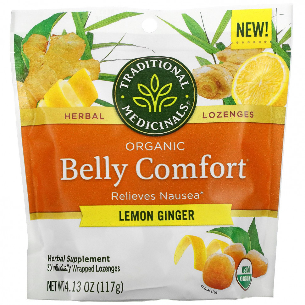  Traditional Medicinals, Organic Belly Comfort,   , 30        -     , -, 