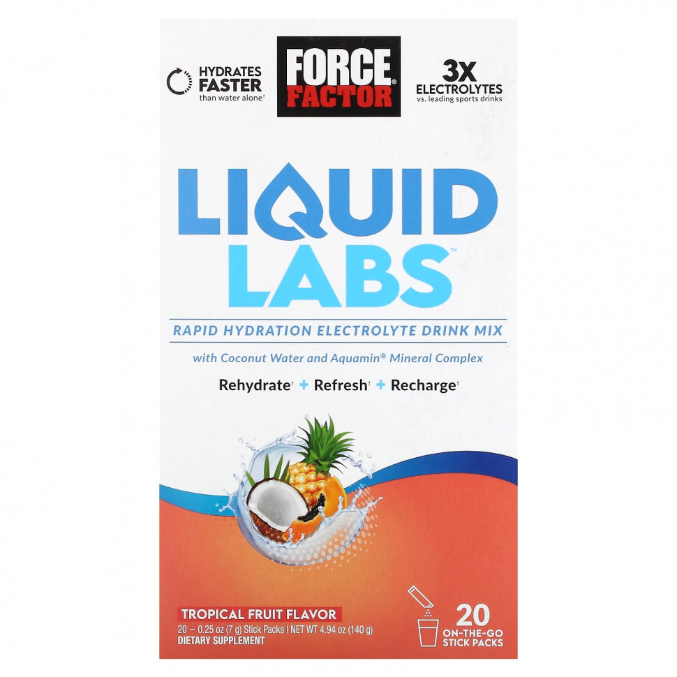  Force Factor, Liquid Labs,  , 20     7  (0,25 )    -     , -, 