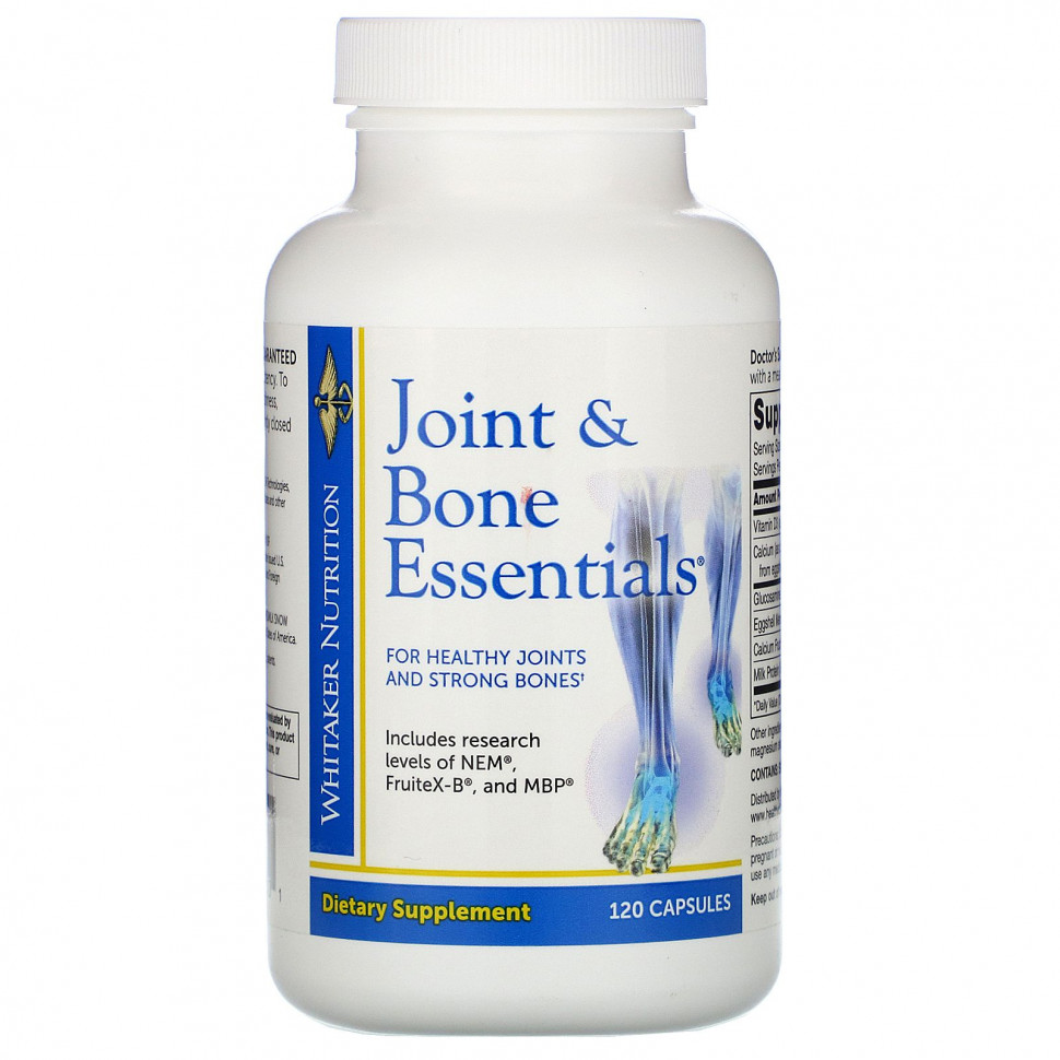  Whitaker Nutrition, Joint & Bone Essentials, 120     -     , -, 