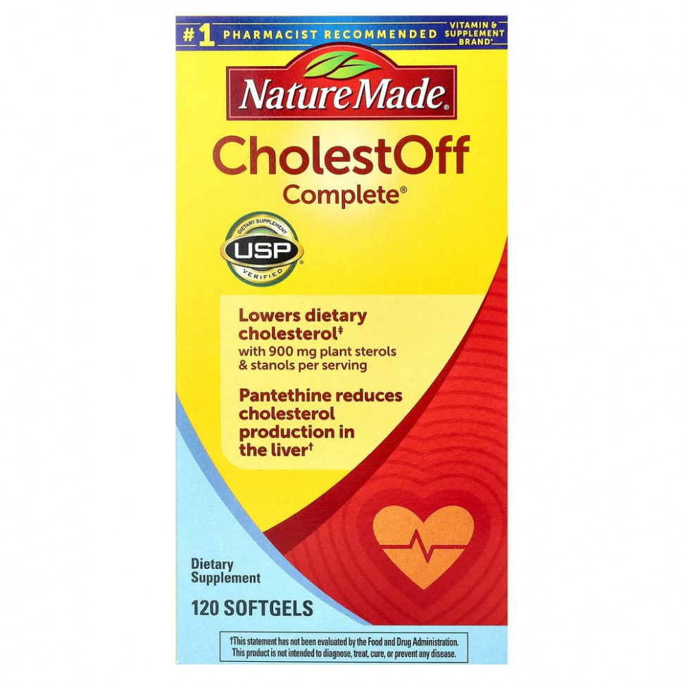  Nature Made, CholestOff Complete, 120       -     , -, 