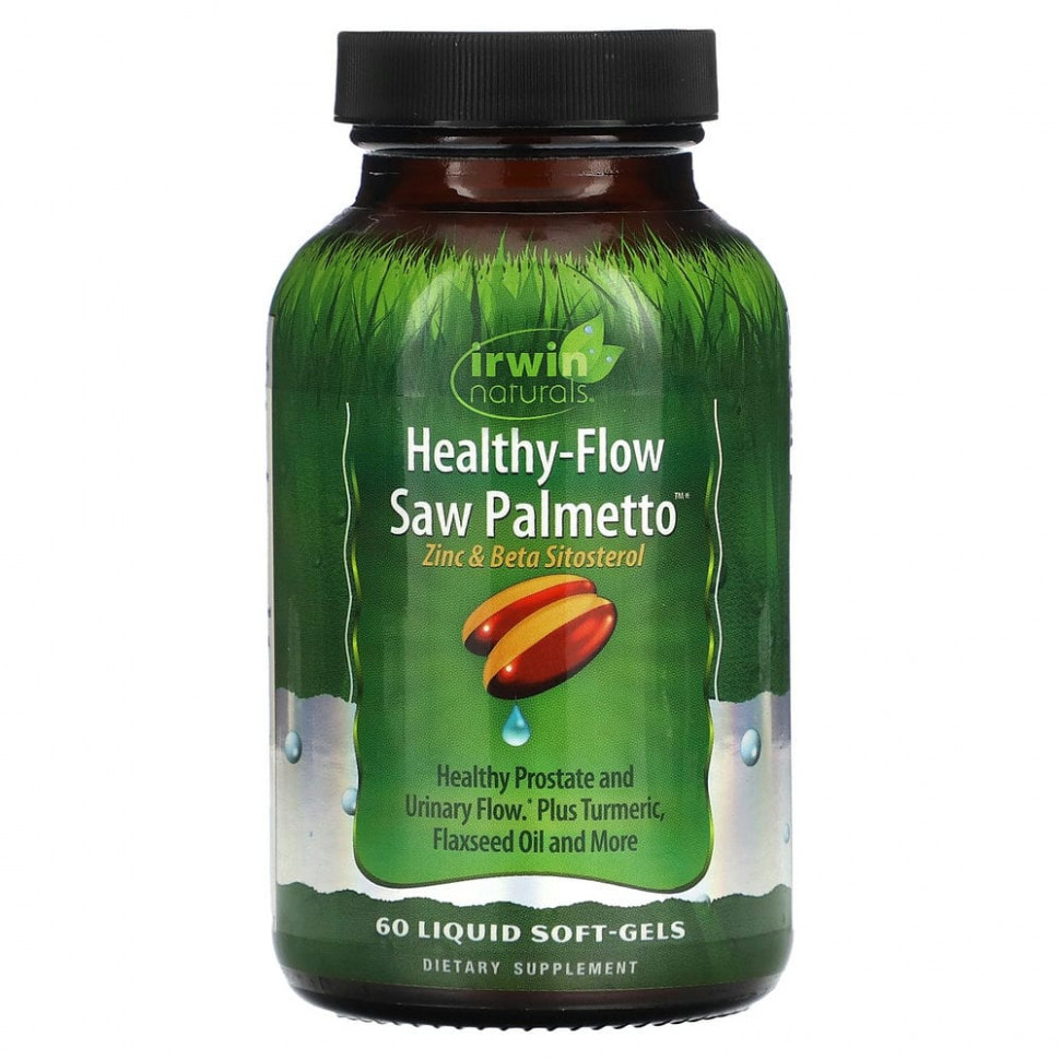 ������ ������ Irwin Naturals, Healthy Flow Saw Palmetto, 60 Liquid Soft-Gels  IHerb (������) ����