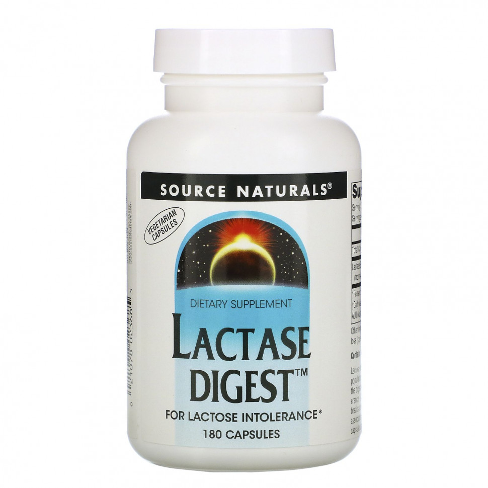  Source Naturals, Lactase Digest, 180     -     , -, 