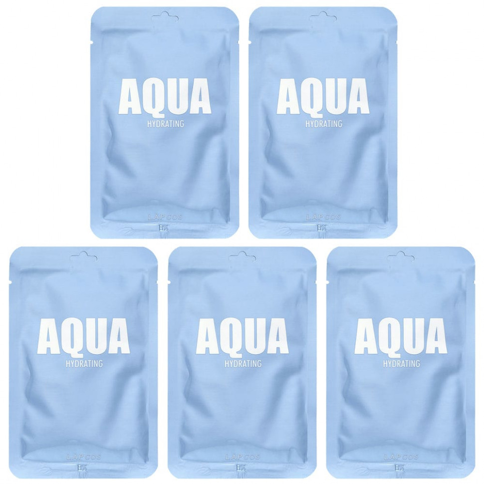  Lapcos, Aqua Hydrating Sheet Beauty Mask Set, 5 .,  30  (1,01 . )    -     , -, 