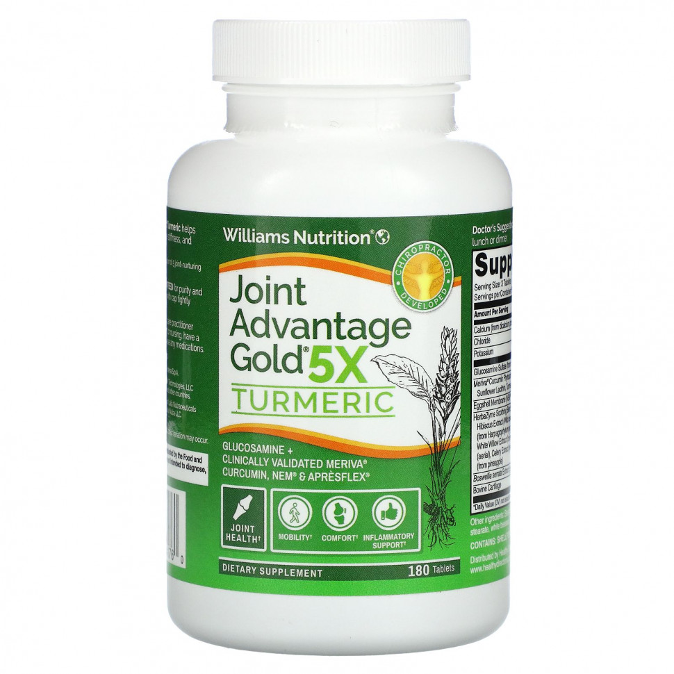  Williams Nutrition, Joint Advantage Gold 5X,  , 180     -     , -, 