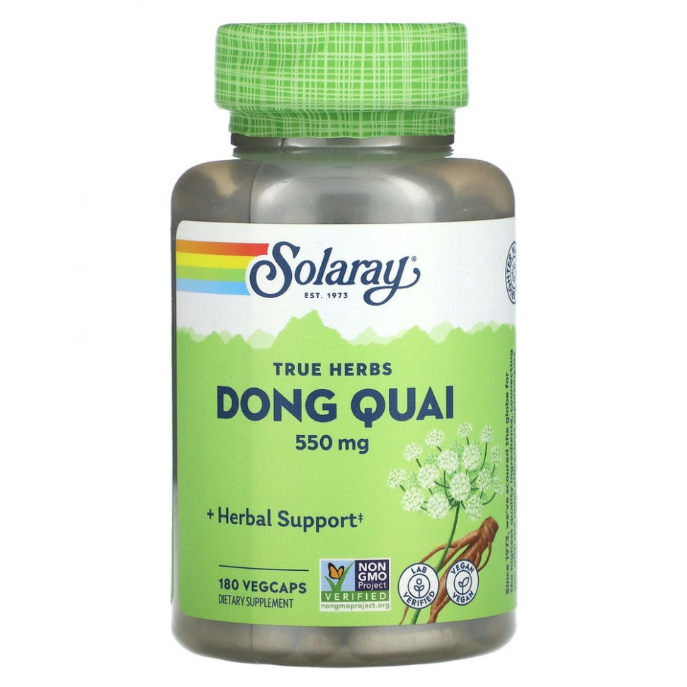  Solaray, True Herbs, Dong Quai, 550 , 180      -     , -, 